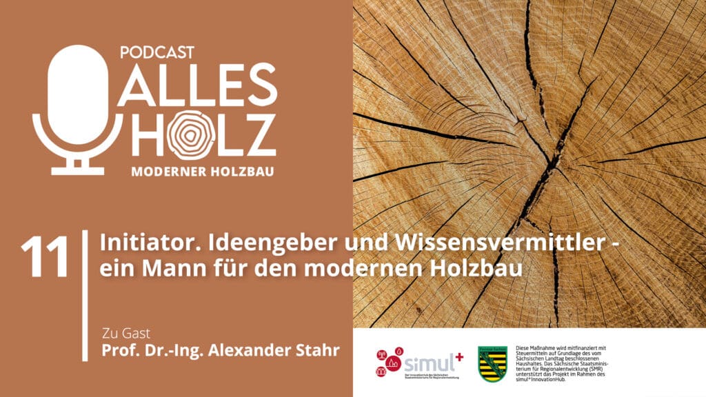 Alles Holz Podcast Folge 11 ist online 9 Holzbau Kompetenz Sachsen GmbH – HKS Podcast episode11 buehne