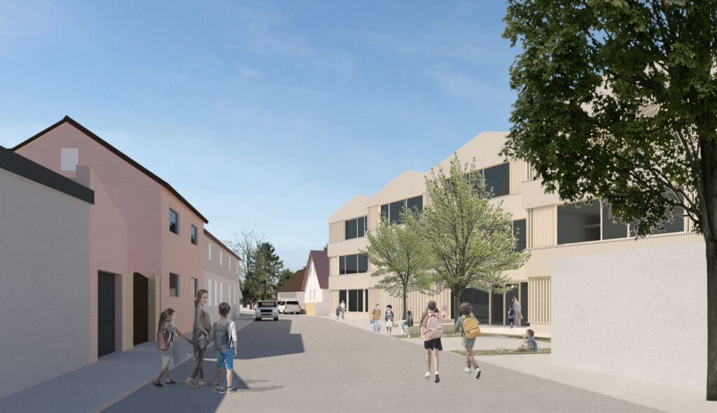 Holzbau Kompetenz Sachsen GmbH &ndash; Ansicht Nord Platz V3