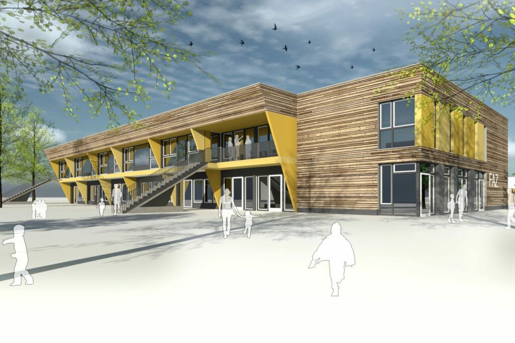 Holzbau Kompetenz Sachsen GmbH – 2106 kita Kaendlerstr 10 1600x1067 1